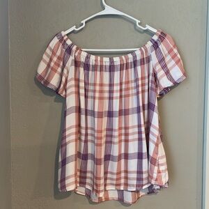 NEW Express Pink Off-shoulder Top